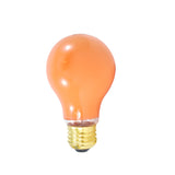 2Pk - SUNLITE 25w A19 120v Orange Ceramic Medium Base Incandescent bulb - BulbAmerica
