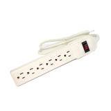 SUNLITE Six Outlet Surge Protector Power Strip w/ 3 ft. power cord