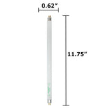 10Pk - SUNLITE F8T5/CW 8W 12in. Cool White Fluorescent Tube - BulbAmerica