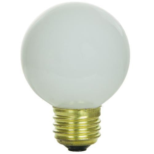 SUNLITE 40W 120V Globe G16 E26 White Incandescent Light Bulb