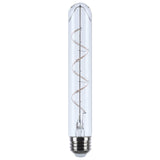 2Pk - Satco 6w T9 LED Reminiscent Flex Coil Filament E26 2700K 120v Clear Bulb