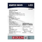 Satco PAR30 12.5W LED RGBTW Star Fish 120v_5