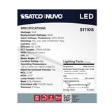 Satco PAR38 15W LED RGBTW Star Fish 120v_6