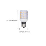 Satco 3.5w T14 LED 5000K CCT Clear E17 Base 120v Bulb_3