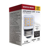 Satco 3.5w T14 LED 3000K CCT Clear E26 Base 120-240v Bulb_1
