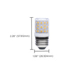 Satco 3.5w T14 LED 3000K CCT Clear E26 Base 120-240v Bulb_3