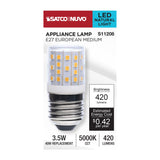 Satco 3.5w T14 LED 5000K CCT Clear E27 Base 120-240v Bulb - BulbAmerica