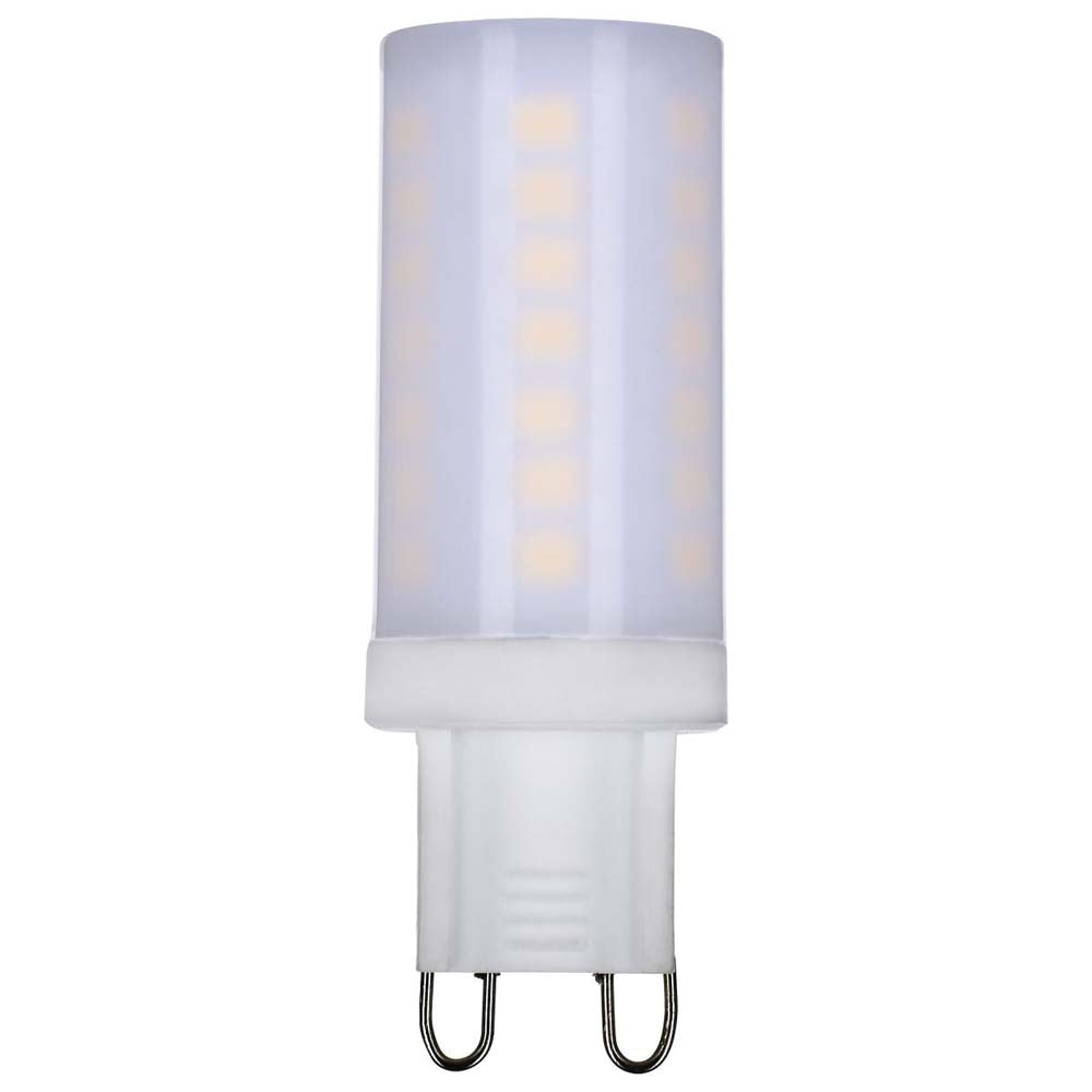 Jcd Led 5W JCD LED Frosted 3000K G9 G9 Double Loop Base 120v – BulbAmerica