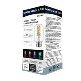 Satco Starfish 5.5w LED T14 2700K-5000K RGBTW Clear Medium Base 120v Bulb_1