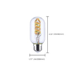 Satco Starfish 5.5w LED T14 2700K-5000K RGBTW Clear Medium Base 120v Bulb_3