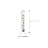 Satco Starfish 5.5w LED T9 2700K-5000K RGBTW Clear Medium Base 120v Bulb_3