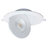 Satco 6-in 15W LED Gimbal LED Downlight RGBTW White Finish 120-277v - BulbAmerica