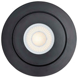 Satco 6-in 15W LED Gimbal LED Downlight RGBTW Black Finish 120-277v_1