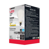 14W A21 LED Soft White 2700K Medium base 120v_3