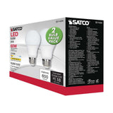 2Pk - 9.8W A19 LED 2700K E26 Medium base 220 deg. Beam Angle 120v_4