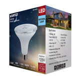 Satco 14w Dusk to Dawn LED PAR38 5000K 120v White Finish E26 Base Bulb_2