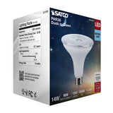 Satco 14w Dusk to Dawn LED PAR38 5000K 120v White Finish E26 Base Bulb_3
