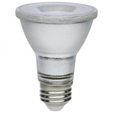 Satco 7w Econo LED PAR20 3000K 35deg 120-277v Silver Finish Bulb