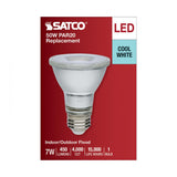 Satco 7w Econo LED PAR20 4000K 35deg 120-277v Silver Finish Bulb_1