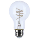 Satco 6w A19 LED Reminiscent Flex Gray Coil Filament E26 3000K 120v Bulb