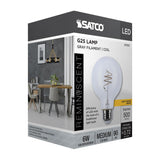 Satco 6w G25 LED Reminiscent Flex Gray Coil Filament E26 3000K 120v Bulb_1