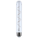 Satco 6w T9 LED Reminiscent Flex Gray Coil Filament E26 3000K 120v Bulb