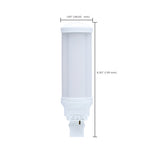 Satco 14w LED PL CCT Selectable GX32d-2 Base 22W CFL Replacement 120-277v Bulb_2