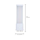 Satco 3.5w 2G7 Base CCT Selectable Frost Finish Ballast Bypass 120-277v Bulb_2