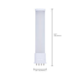 Satco 5.5w 2GX7 Base CCT Selectable Frost Finish Ballast Bypass 120-277v Bulb_2