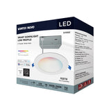 Satco 6-ft 12W LED Direct Wire RGBTW Round White Finish_4