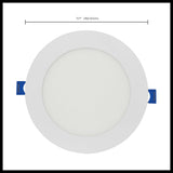 Satco 6-ft 12W LED Direct Wire RGBTW Round White Finish_5