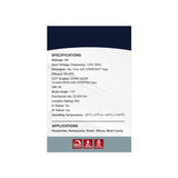 Satco 4-in 9W LED Direct Wire RGBTW Square Red White Finish_2
