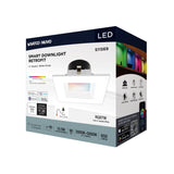 Satco 4-in 10.5W LED Retrofit Downlight RGBTW Square White Finish_5