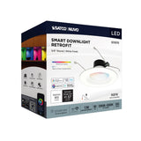 Satco 5-6-in 13W LED Retrofit Downlight 5-6 RGBTW Round White Finish_4