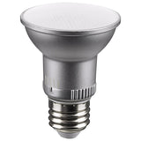 Satco 5.5w PAR20 LED E26 Base 25deg 120v CCT Selectable Silver Finish Bulb