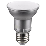 Satco 5.5w PAR20 LED E26 Base 40deg 120v CCT Selectable Silver Finish Bulb