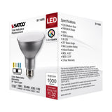 Satco 11w PAR30LN LED E26 Base 25deg 120v CCT Tunable Silver Finish Bulb_2
