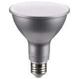 Satco 11w PAR30LN LED E26 Base 60deg 120v CCT Tunable Silver Finish Bulb