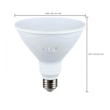 Satco 25w PAR38 LED High Lumen E26 Base 120v CCT Tunable White Finish Bulb_4