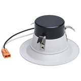 Satco 4-in 8W LED Retrofit Downlight RGBTW Round White Finish - BulbAmerica