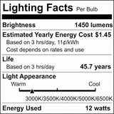 Satco 36-In 12w T8 LED Bi Pin 120-277v CCT Tunable Frosted Finish Tube Bulb_2
