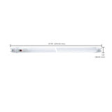 20Pk - Satco 17w 48-in T8 LED CCT Selectable Ballast Bypass 120-277v Tube Lamp_2