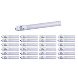 25Pk - 18W 48-in T8 LED Recessed HO/VHO CCT Selectable Ballast Bypass 120-277v