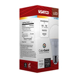 Satco 12w A19 LED CCT Selectable Medium Base Frost Finish 120v Bulb_1