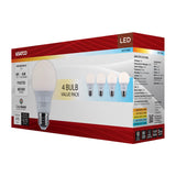 4Pk - Satco 6w A19 LED CCT Selectable Medium Base Frost Finish 120v Bulb_1