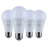 4Pk - Satco 12w A19 LED CCT Selectable Medium Base Frost Finish 120v Bulb