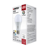 Satco 5w A19 LED Medium Base 120v CCT Selectable White Finish Bulb_3