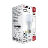 Satco 5w A19 LED Medium Base 120v CCT Selectable White Finish Bulb_4