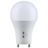 Satco 12w A19 LED Bi Pin GU24 Base 120v CCT Selectable White Finish Bulb