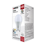 Satco 14w A19 LED Bi Pin GU24 Base 120v CCT Selectable White Finish Bulb_3